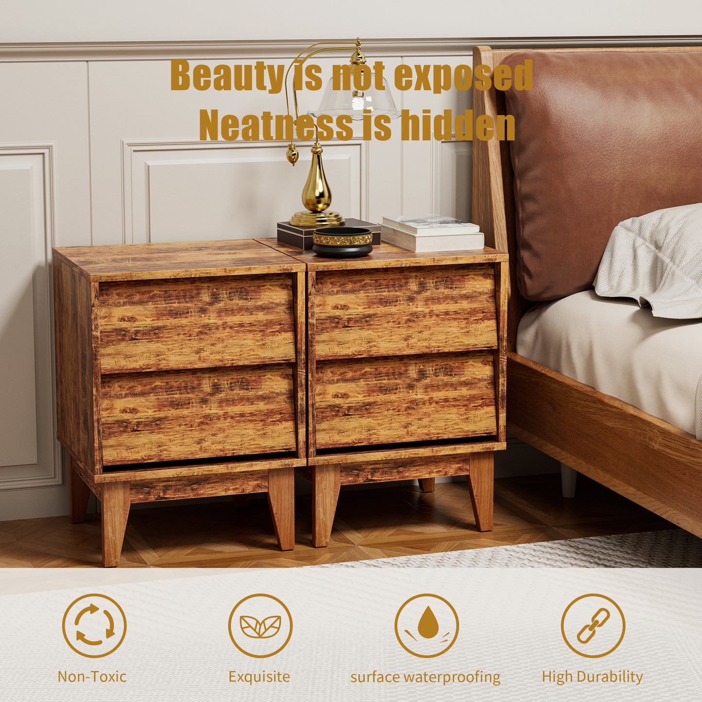 Oakridge Mid-Century Vintage Nightstand