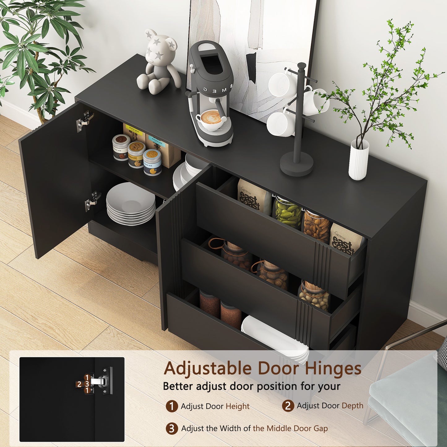 Fitch Modern Kitchen Buffet Storage