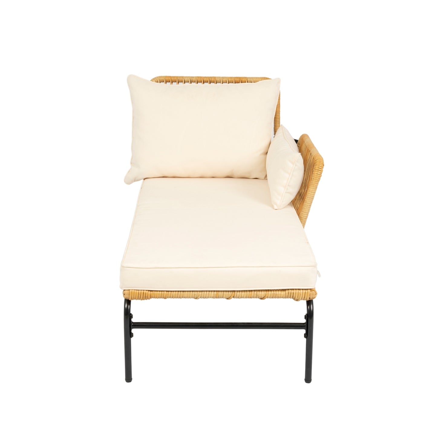 Marcel Modern Natural Wicker Patio Set