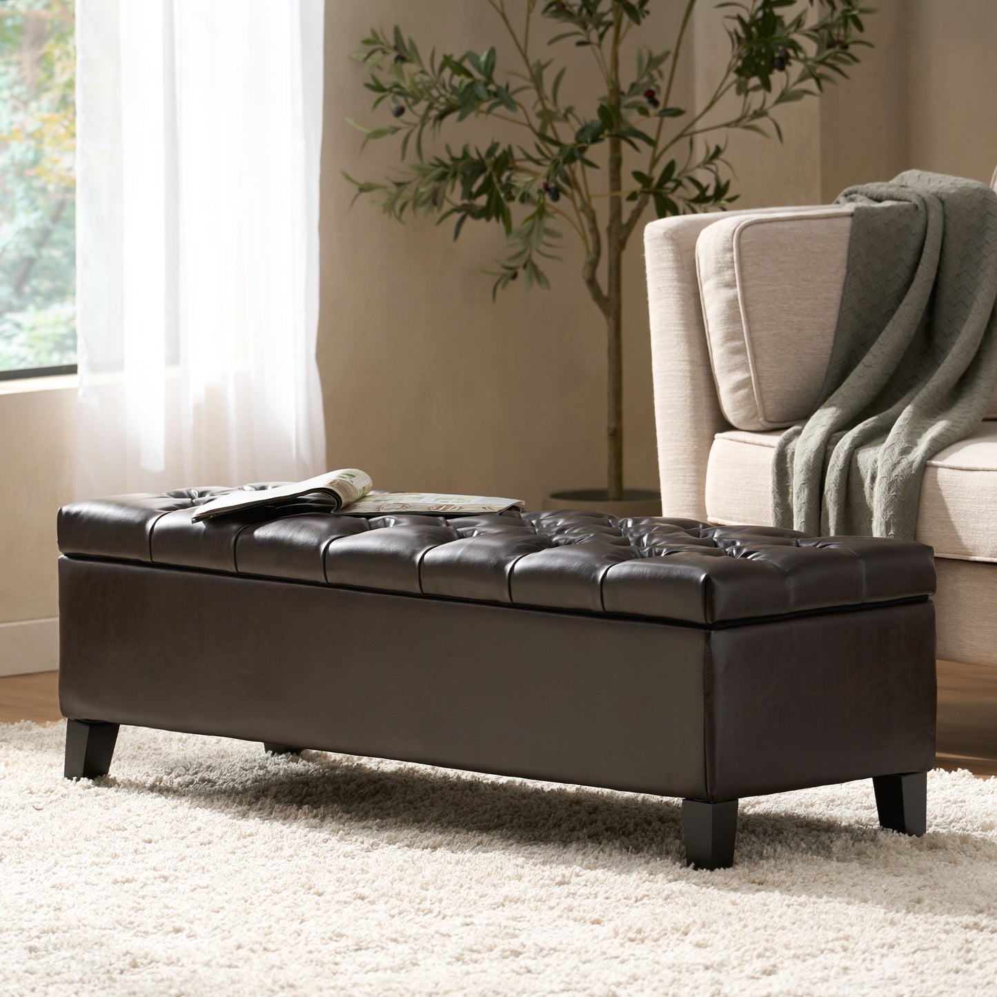 Niles Contemporary Glouster Ottoman