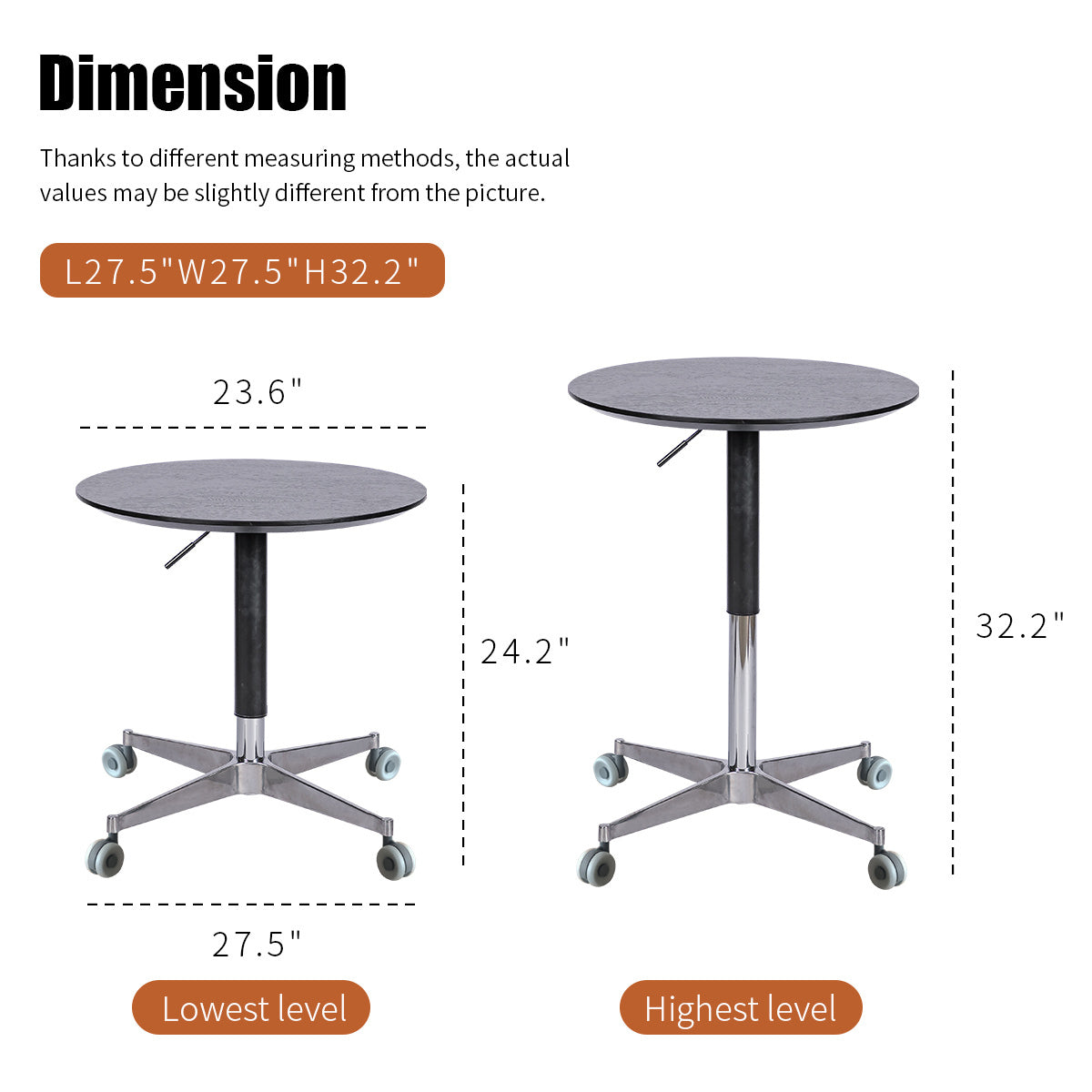 Sonoma Modern Swivel Adjustable Coffee Table