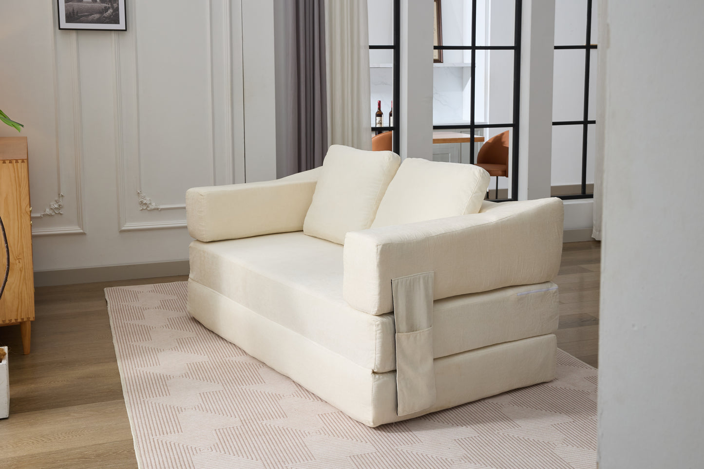 Healdsburg Contemporary Fold-Out Couch Sofa