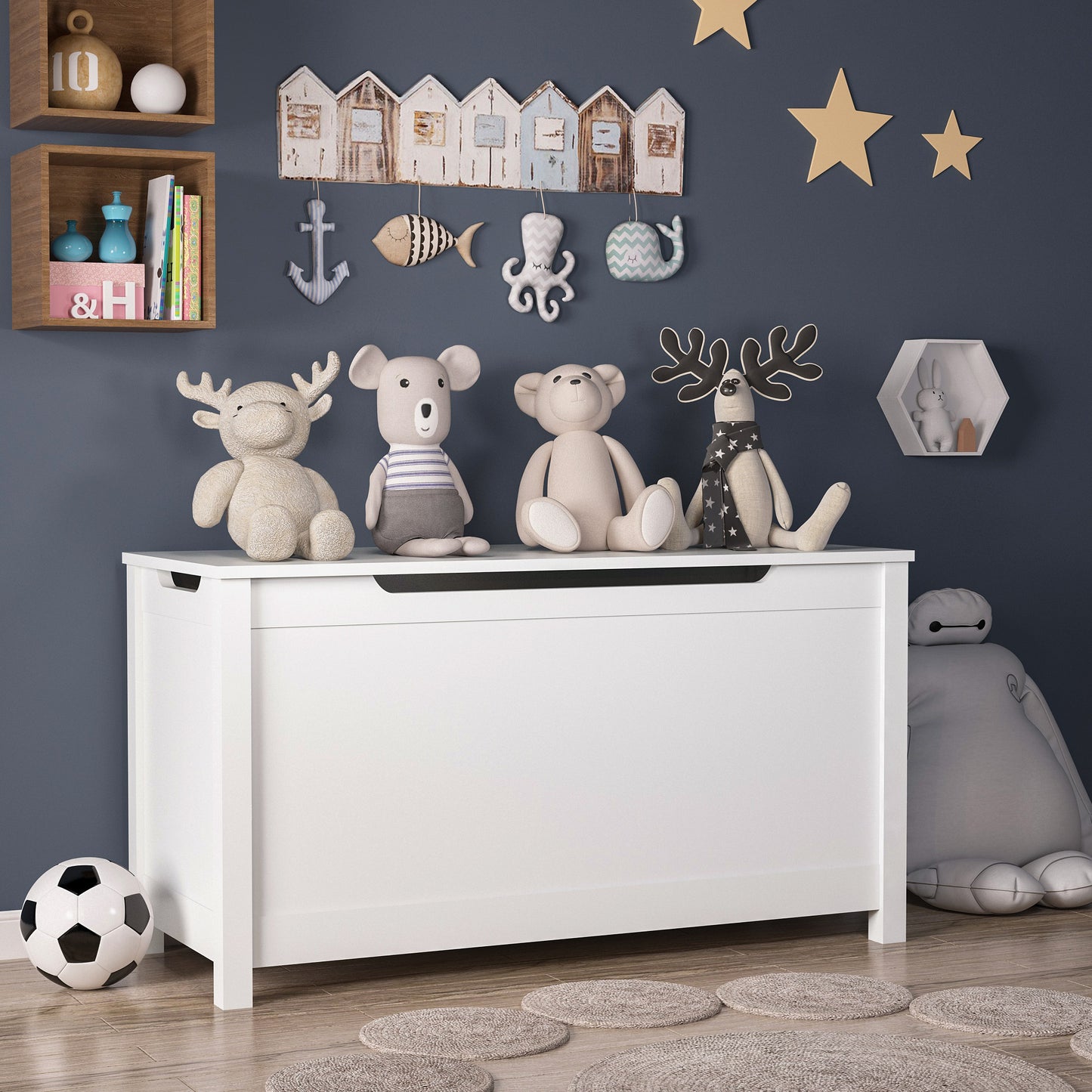 Sonoma Craftsman Wooden Toy Box Storage