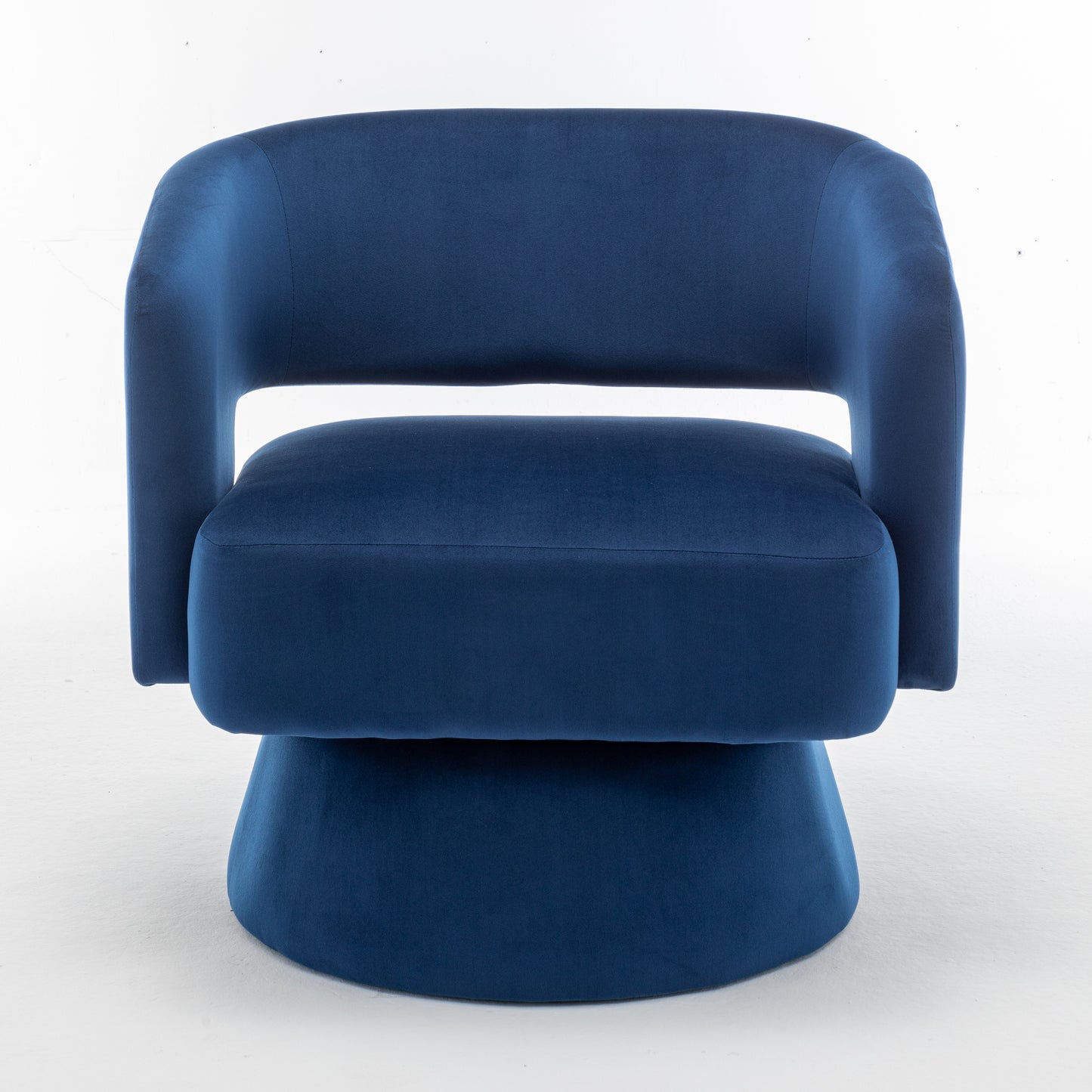 Elmcrest Traditional Velvet Swivel Accent Chair