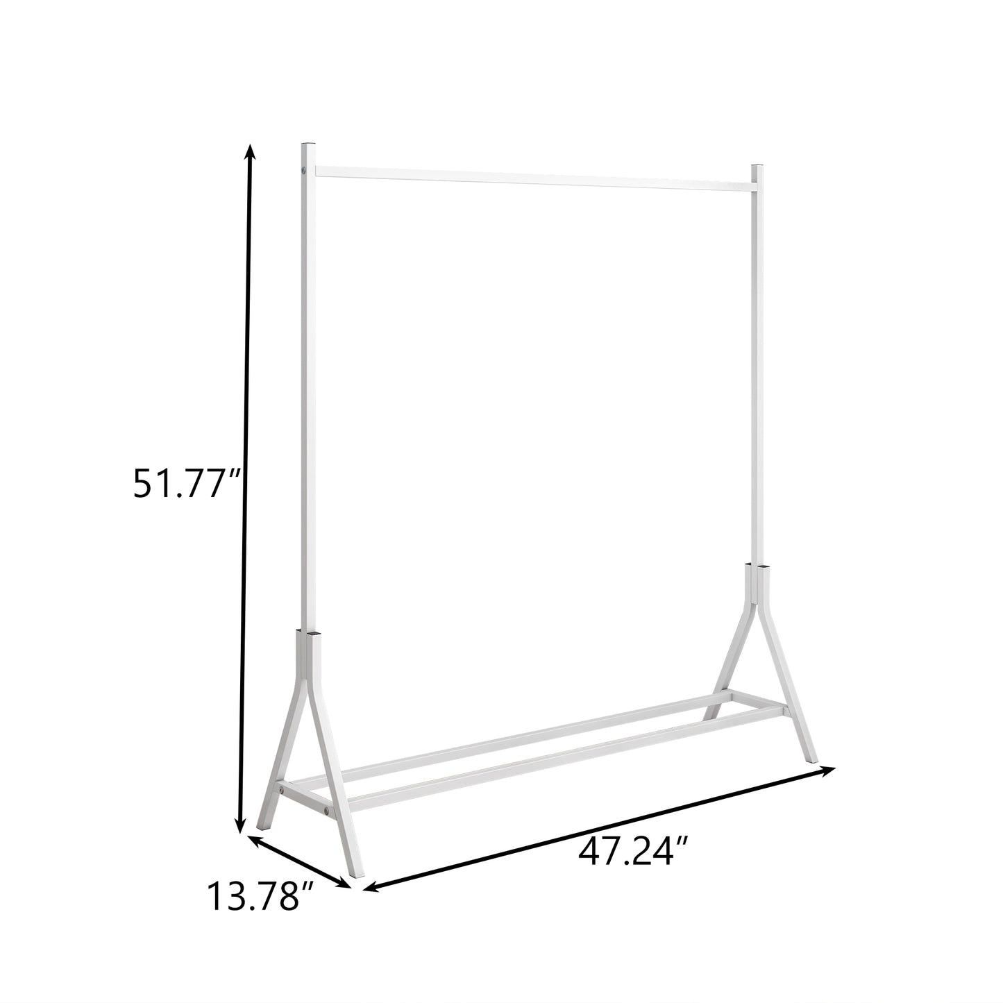 Bartholomew Industrial Freestanding Clothing Rack