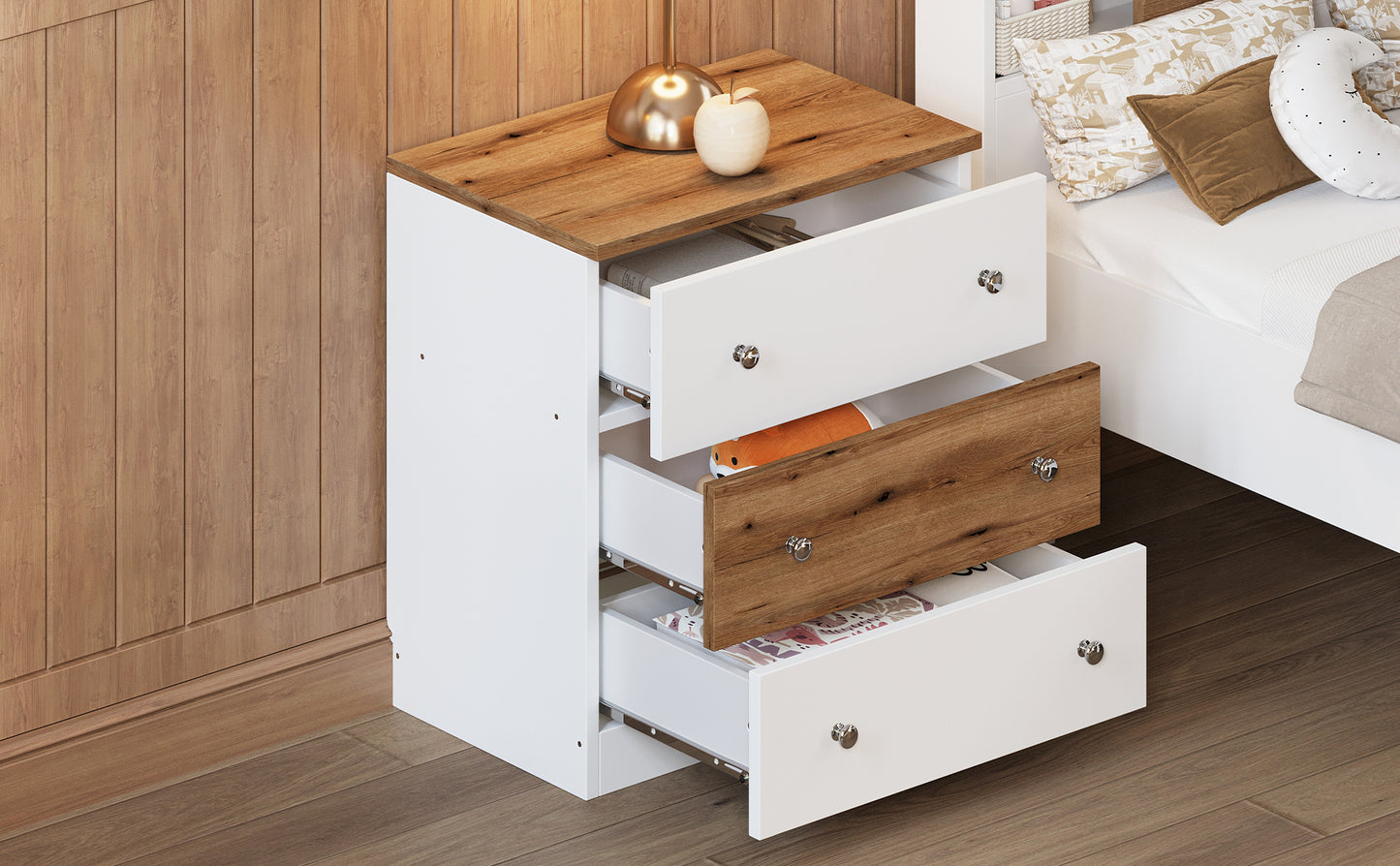 Bartholomew Craftsman Tahoma Colorblock Nightstand