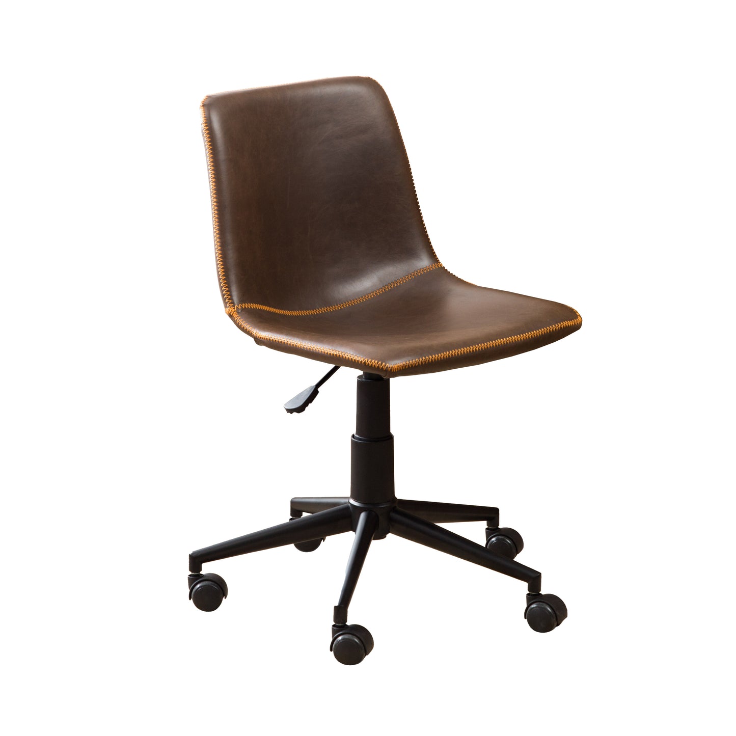 Healdsburg Modern Faux Leather Swivel Office Chair