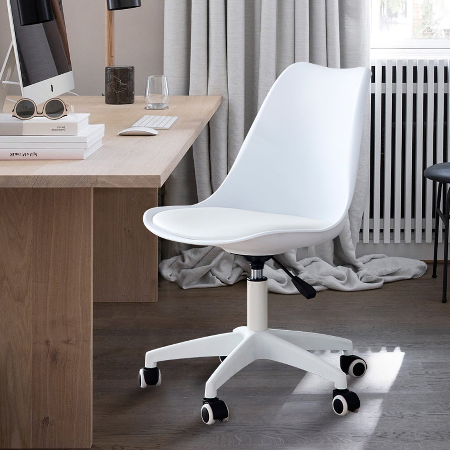 Amity Modern Plastic Swivel Chair