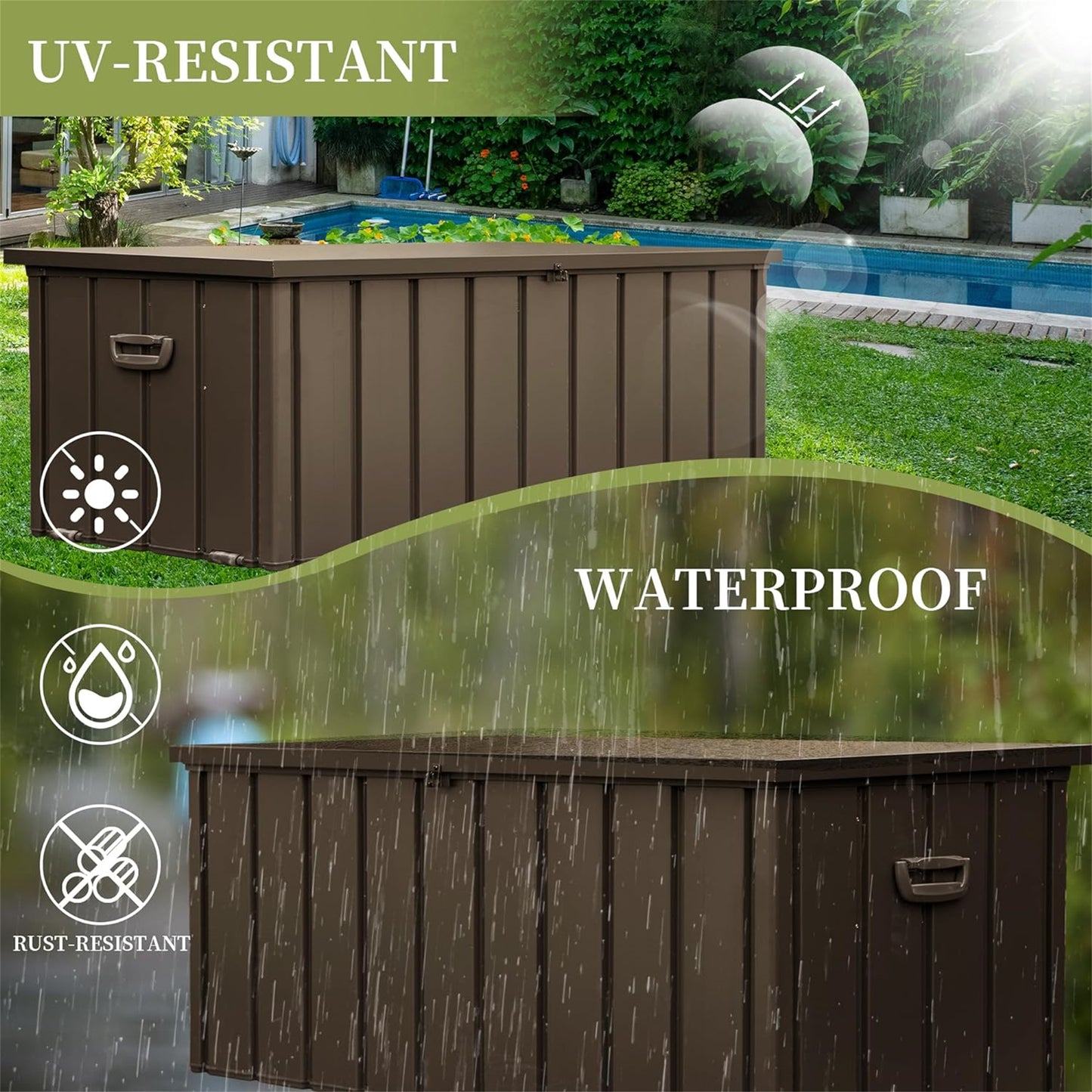 Westport Contemporary Storage Patio Box