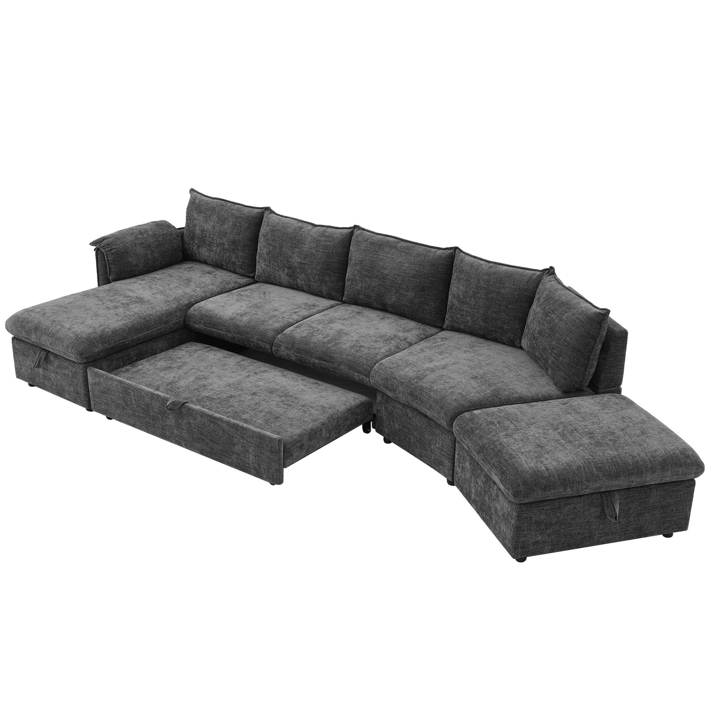 Sonoma Modern Pull-out Couch Sectional