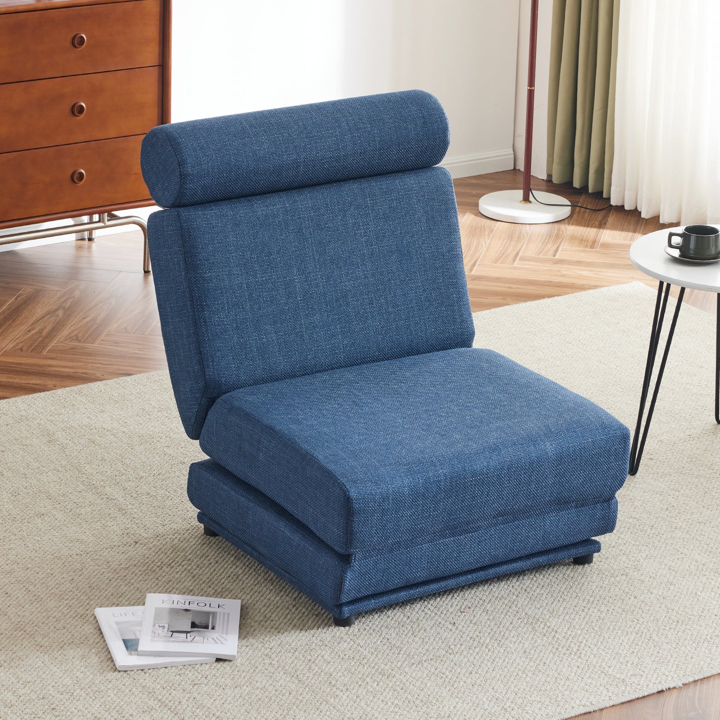 Marcel Modern Foldable Linen Sofa Chair