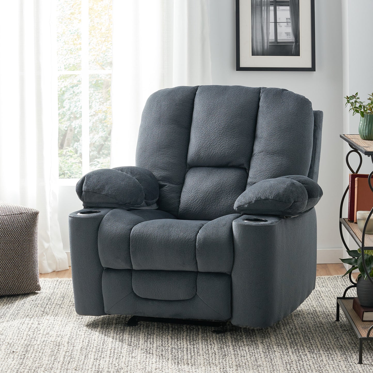 Centerville Modern Cup Holders Recliner Chair