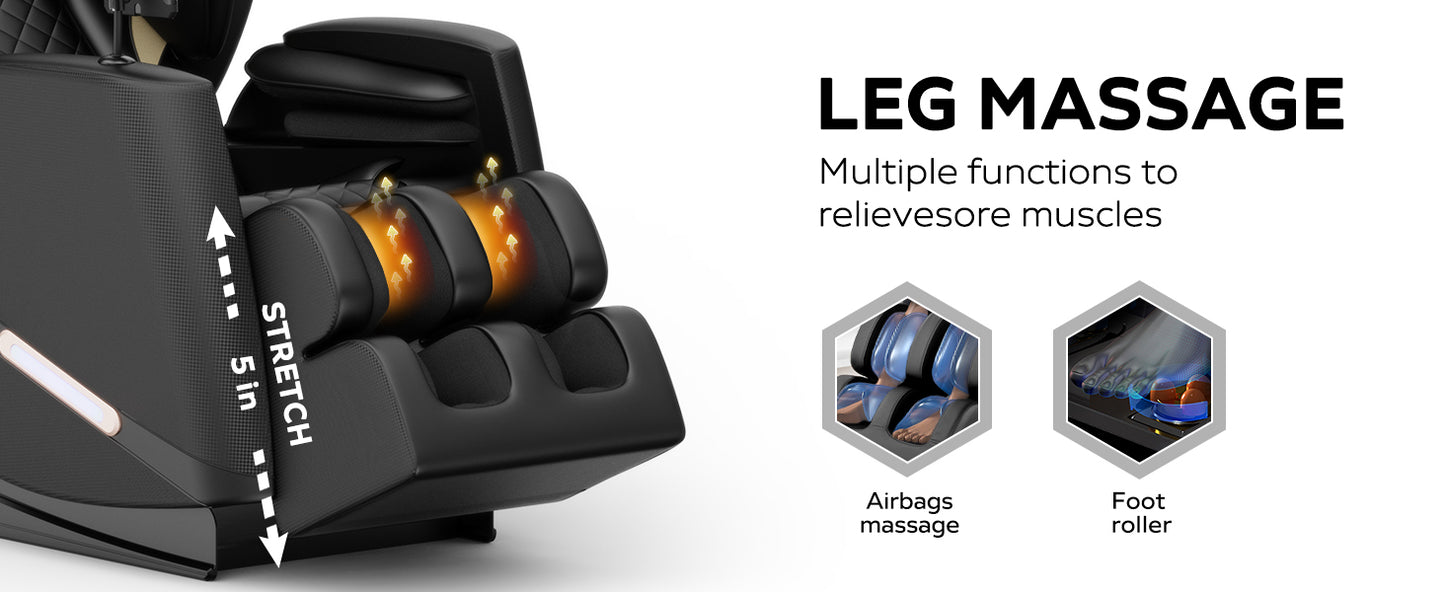 Bartholomew Modern Zero Gravity Massage Chair