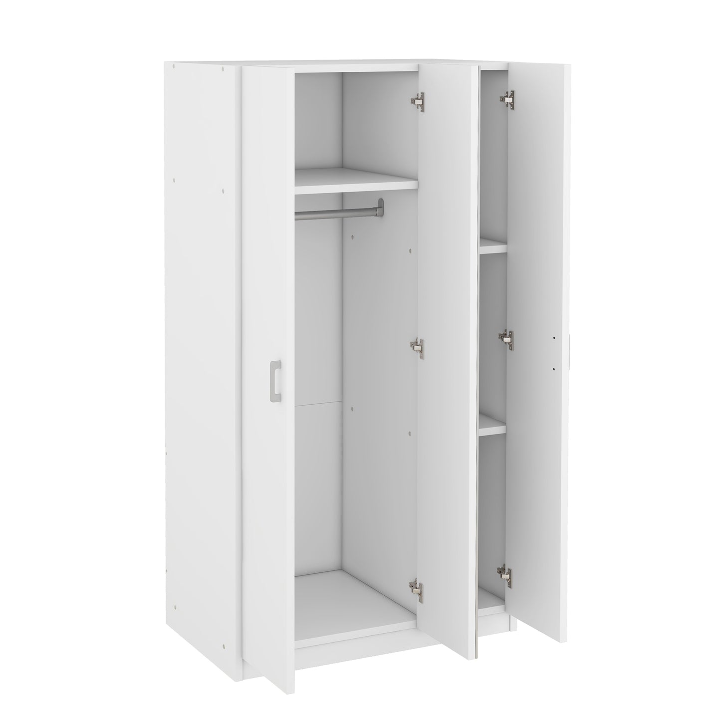 Jiron Modern Mirror Wardrobe Armoire