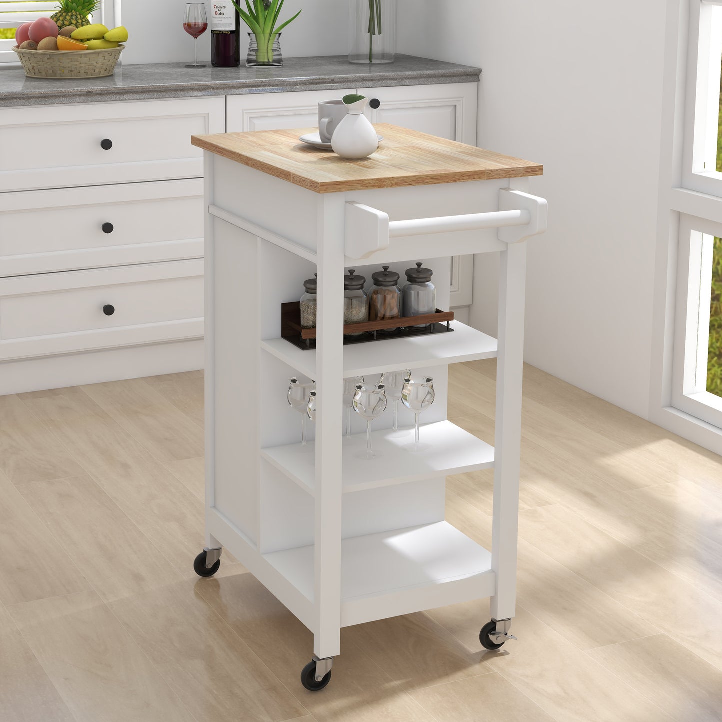 Westport Modern Kitchen Island Trolley Cart
