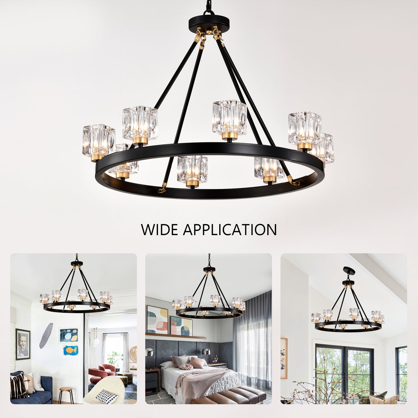 Justo Modern Crystal Chandelier
