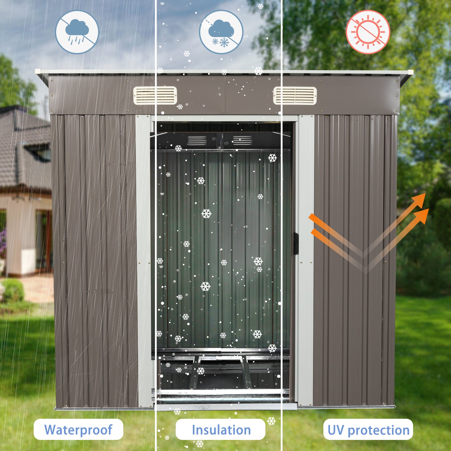 Mission Industrial Outdoor Metal Shed