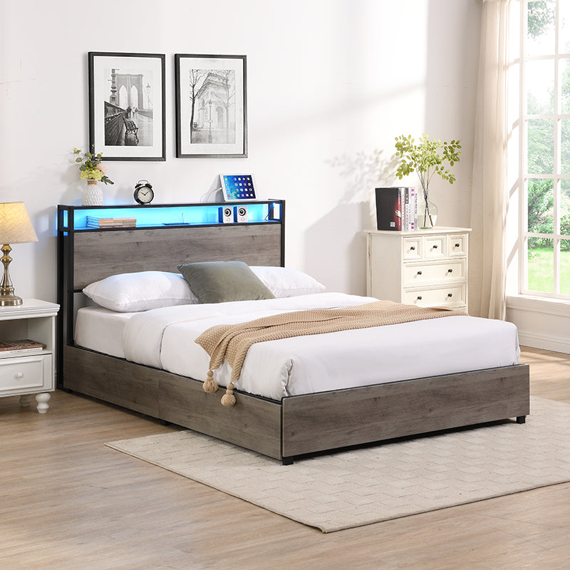 Marcel Modern Storage Full Bed