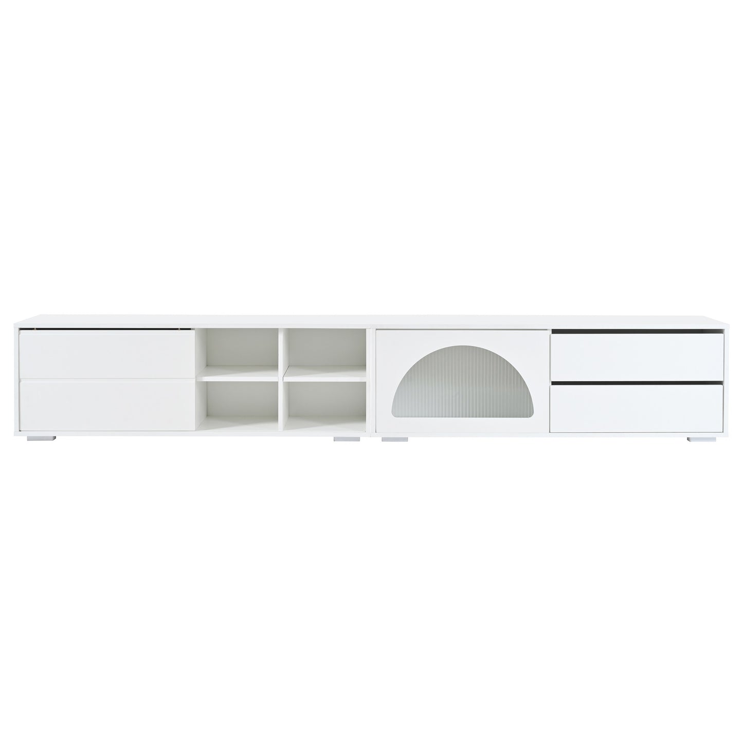 Amity Modern Velvet TV Stand