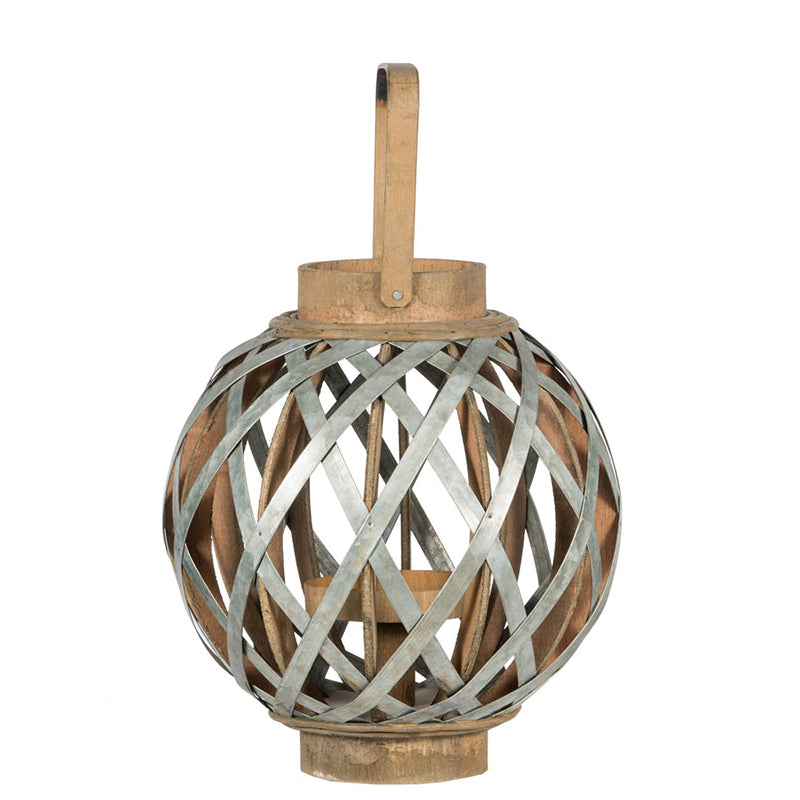 Lazzareschi Craftsman Wooden Lantern Decorative Light