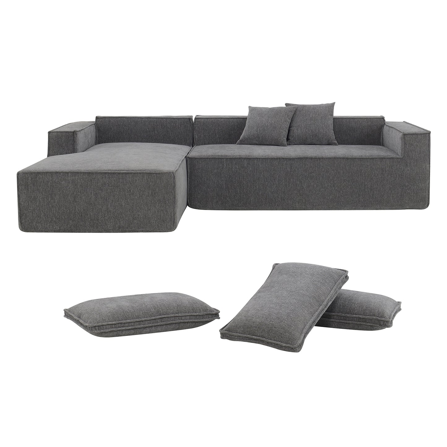 Kingsly Contemporary Modular Sofa Set