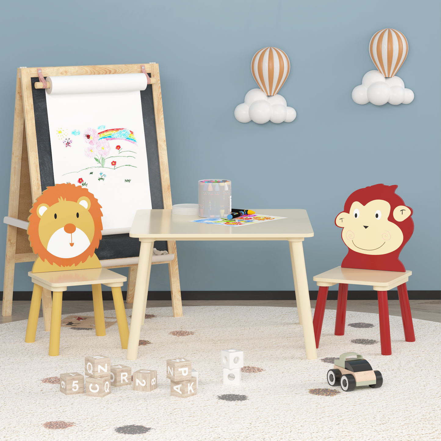 Napa Craftsman Toddler Activity Table Set