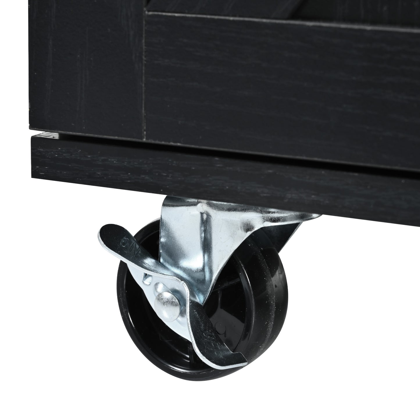 Westport Modern Farmhouse Rolling Kitchen Cart