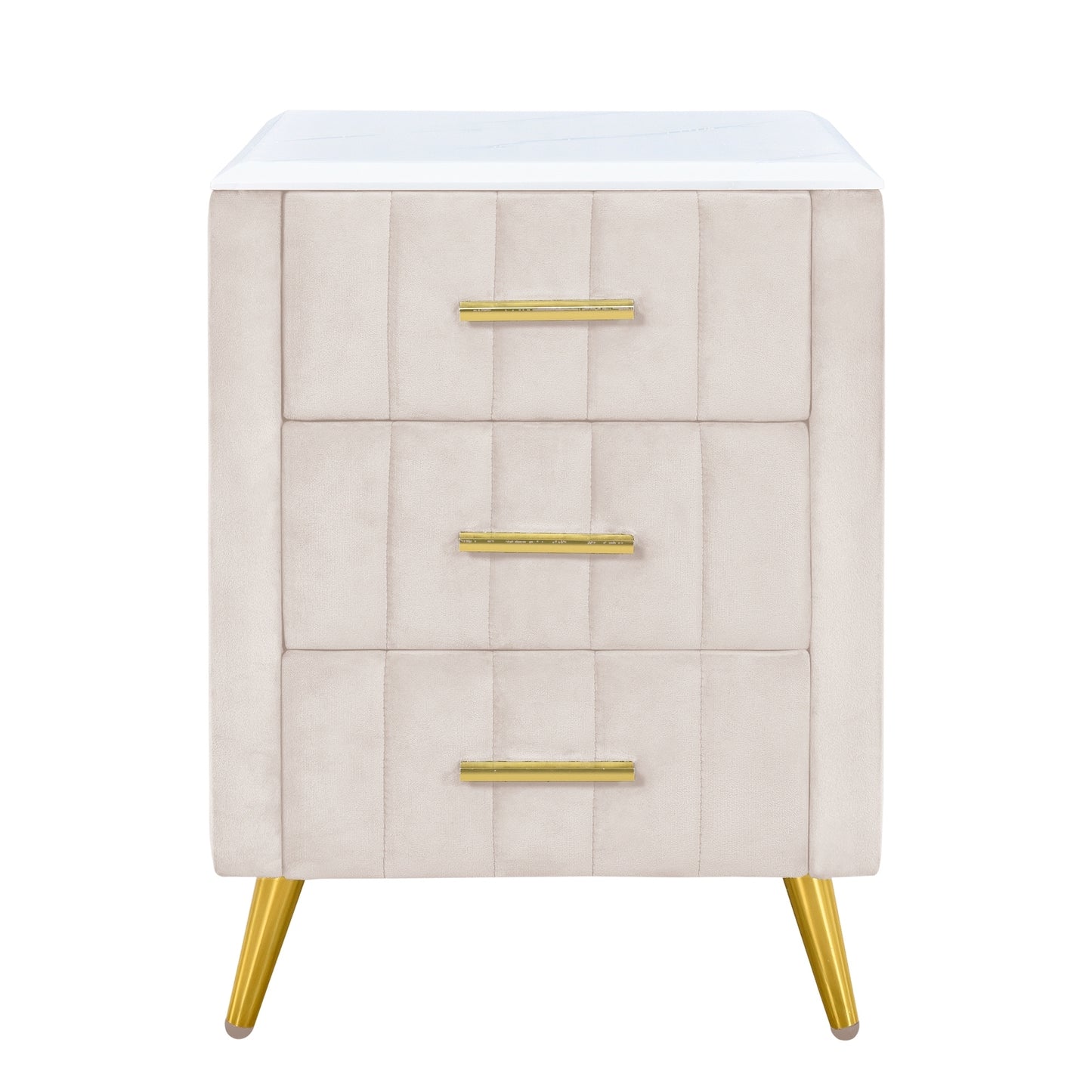 Kingsly Contemporary Elegant Wooden Drawer Nightstand