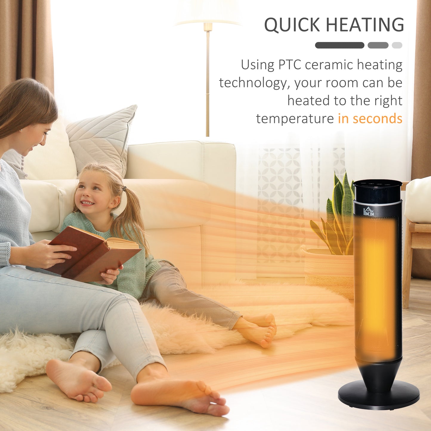 Lazzareschi Contemporary Tower Dual Heater