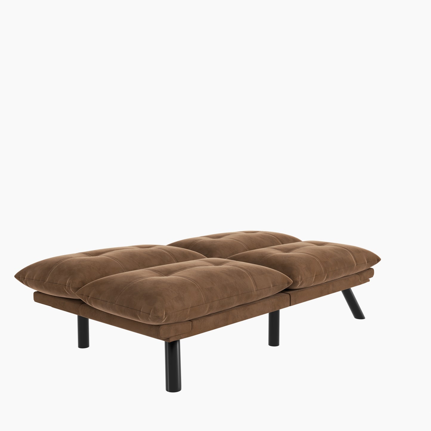Kingsly Modern Leather Convertible Sofa Bed