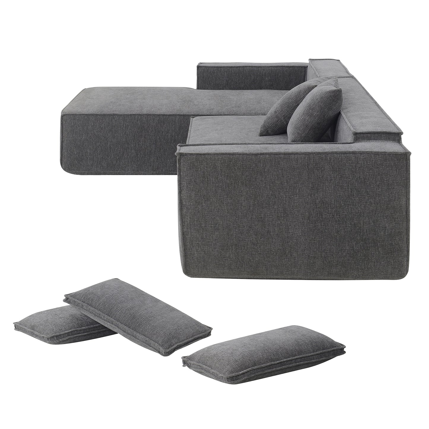 Kingsly Contemporary Modular Sofa Set