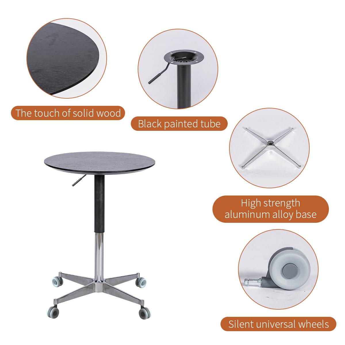 Sonoma Modern Swivel Adjustable Coffee Table