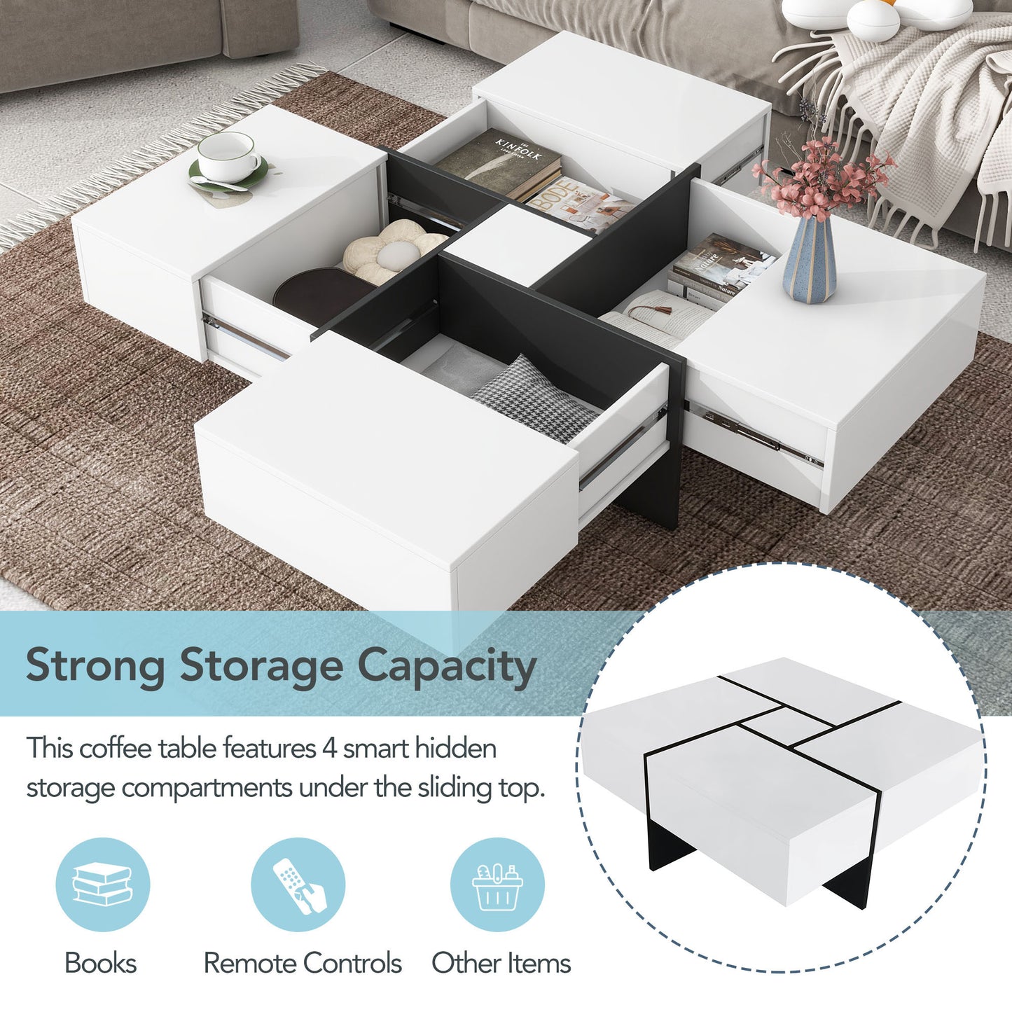 Healdsburg Modern On-trend Coffee Table