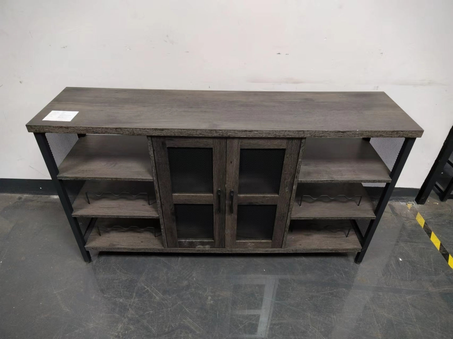 Calista Industrial Wine Bar Cabinet Sideboard