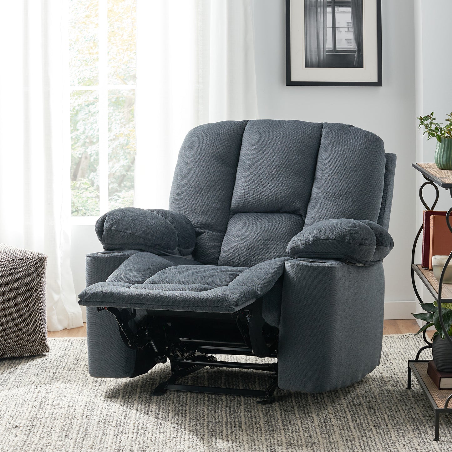 Centerville Modern Cup Holders Recliner Chair