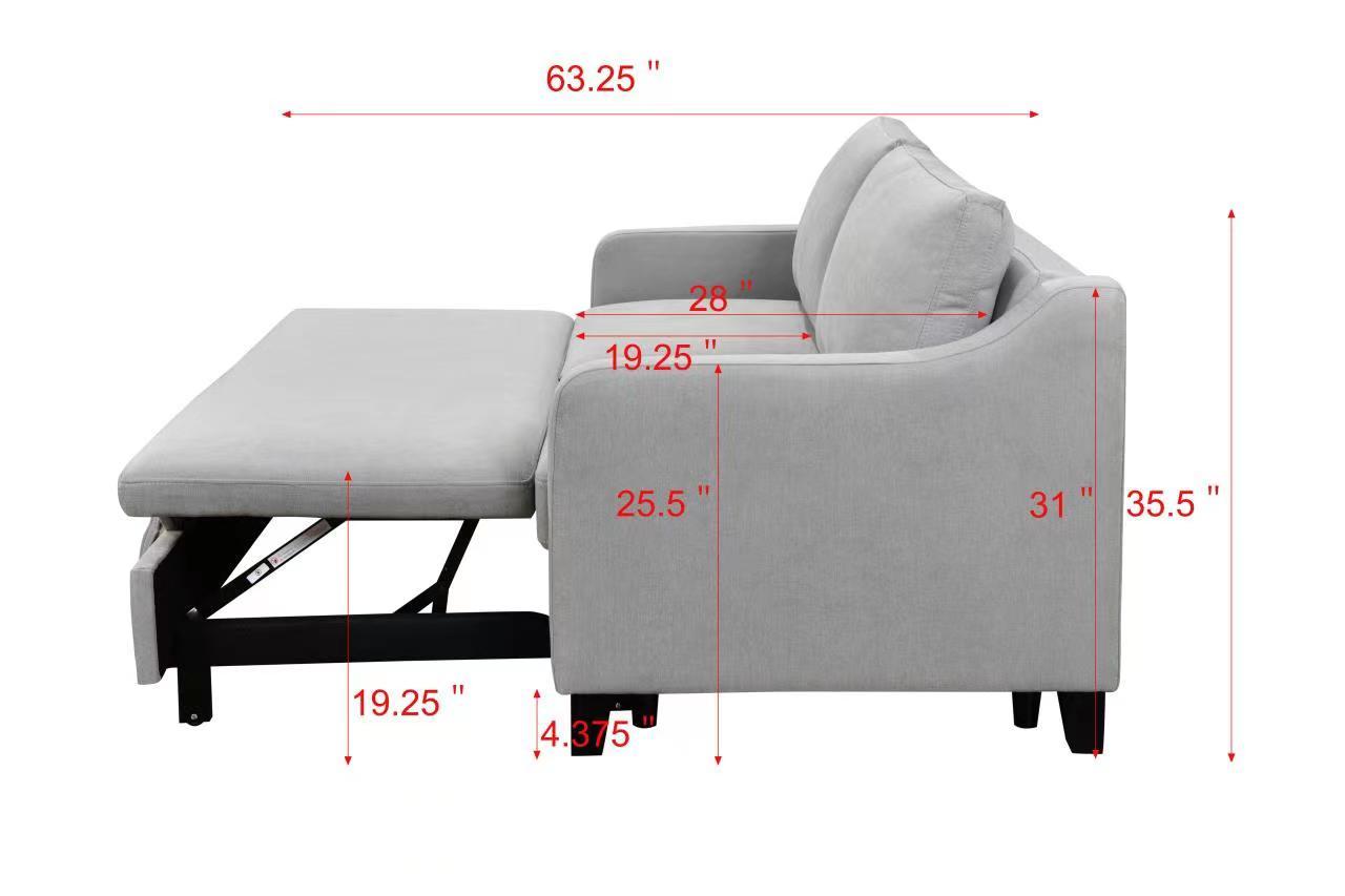Fitch Contemporary Velmont Convertible Queen Sofa