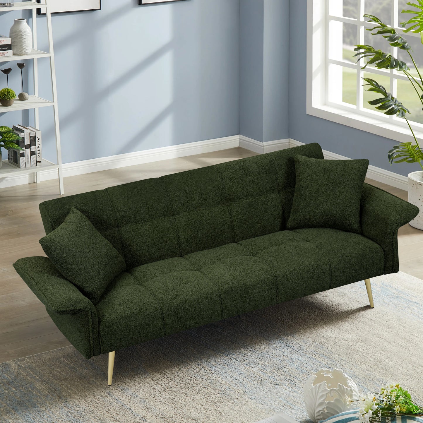 Marcel Contemporary Convertible Futon Sofa