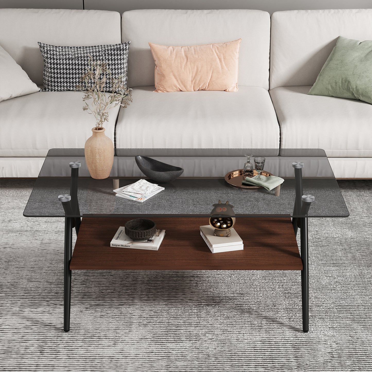 Amity Modern Rectangle Coffee Table
