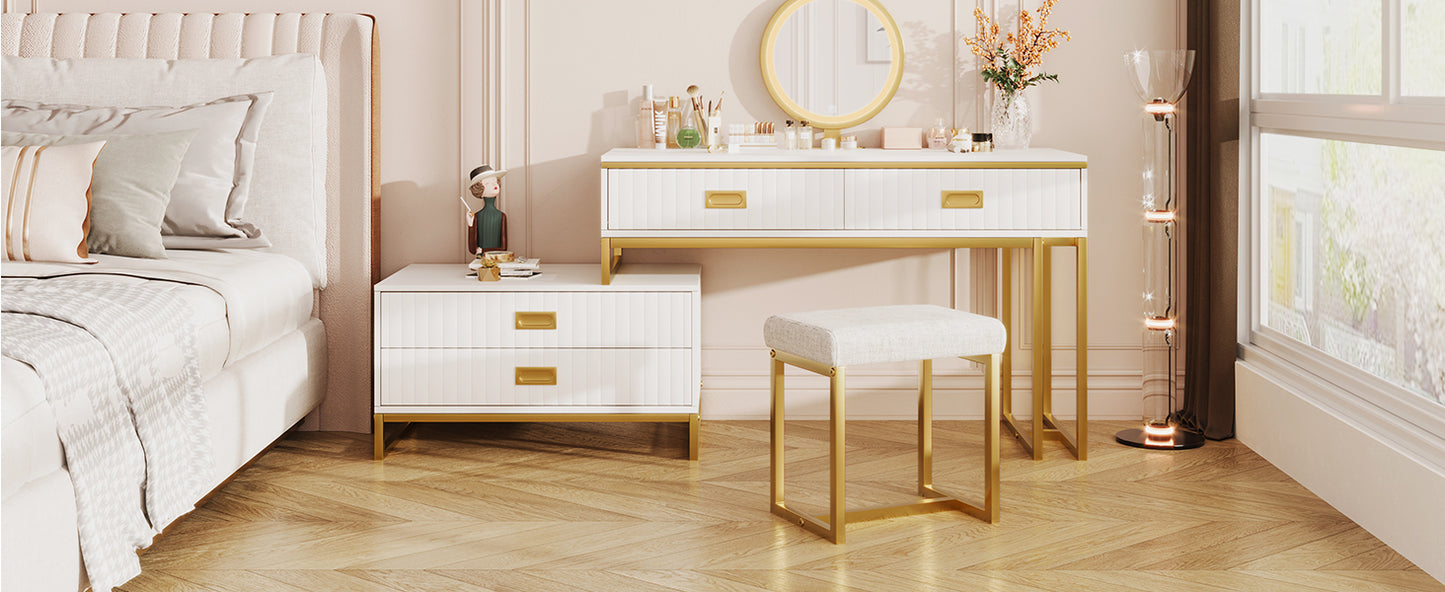 Somerset Modern Movable Vanity Table