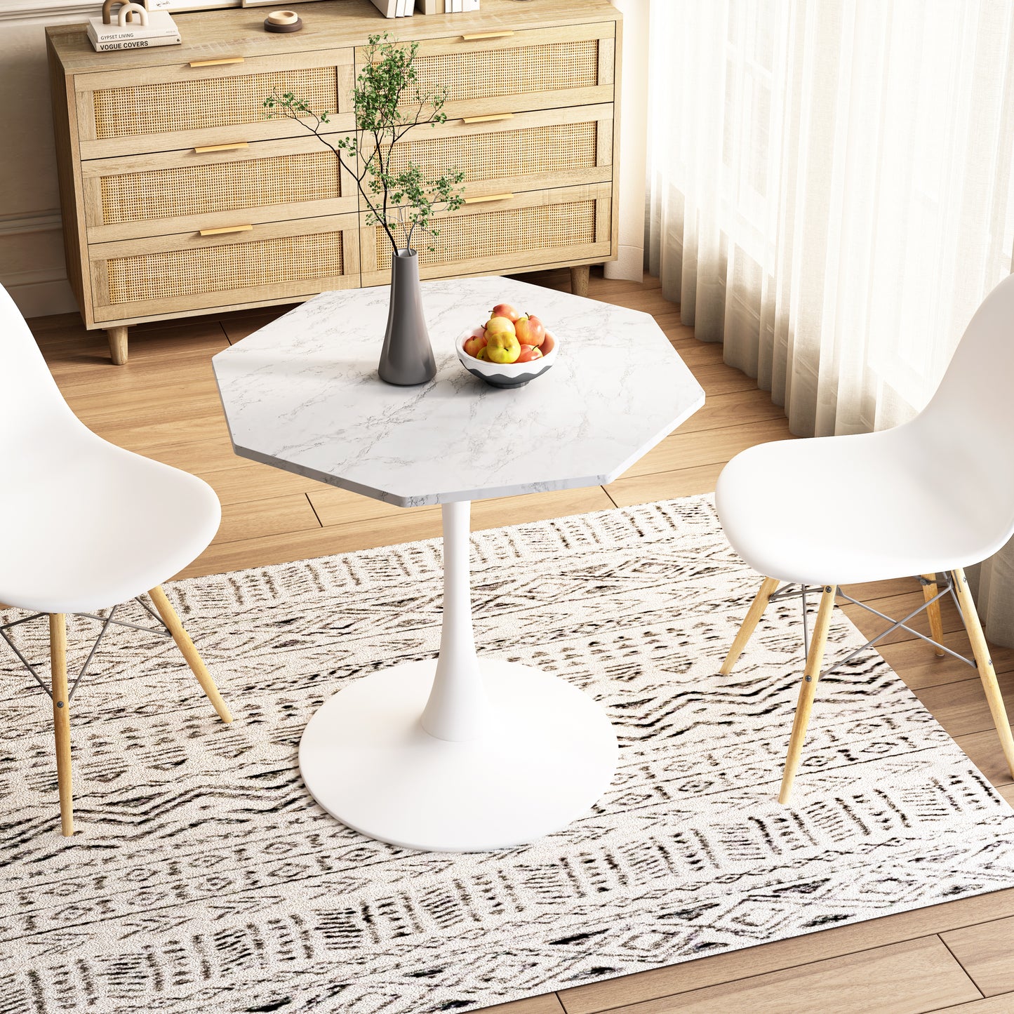 Amity Modern Velvet Dining Table