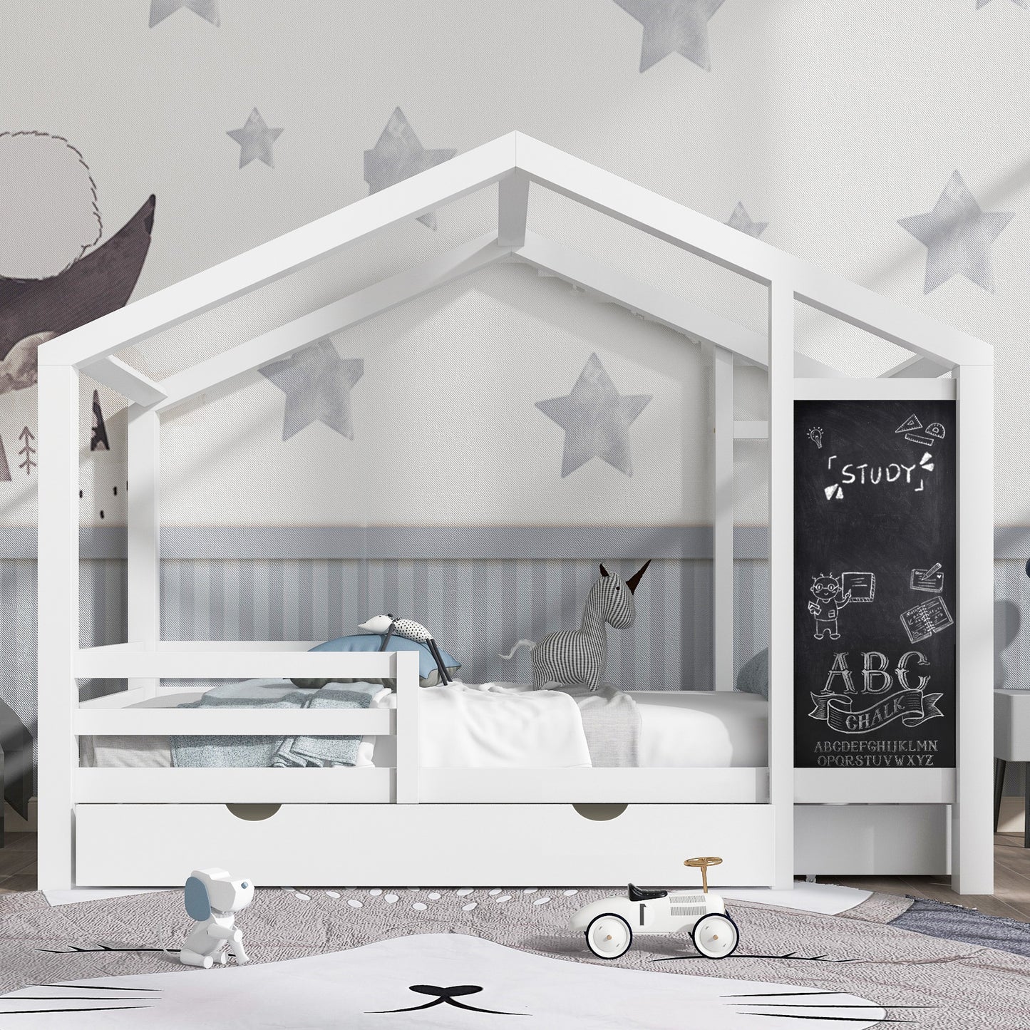Elmcrest Craftsman Twin House Bed
