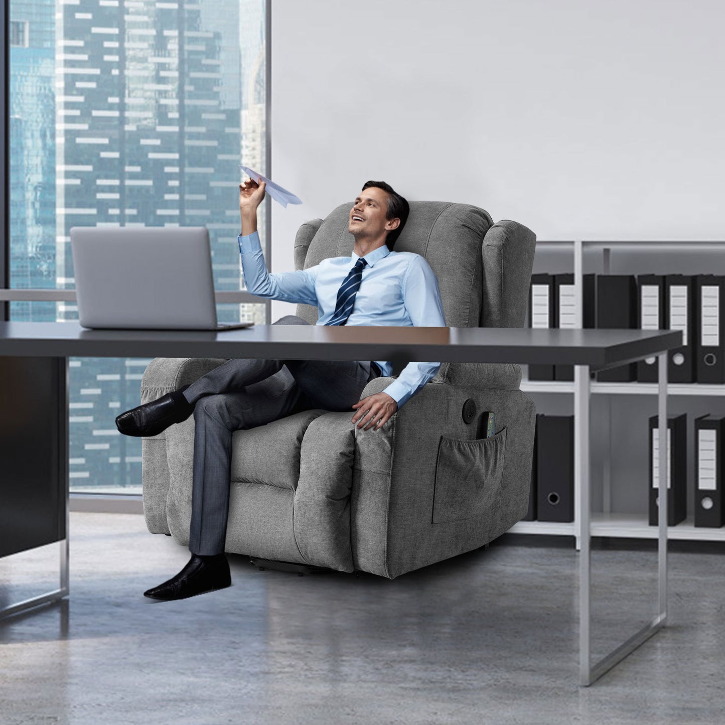 Napa Contemporary Power Lift Recliner Chair