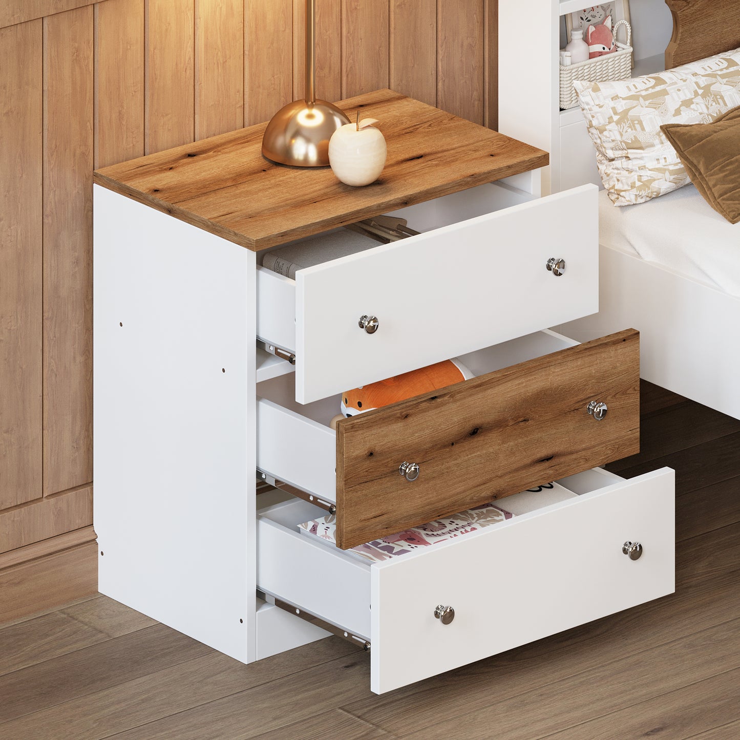 Bartholomew Craftsman Tahoma Colorblock Nightstand