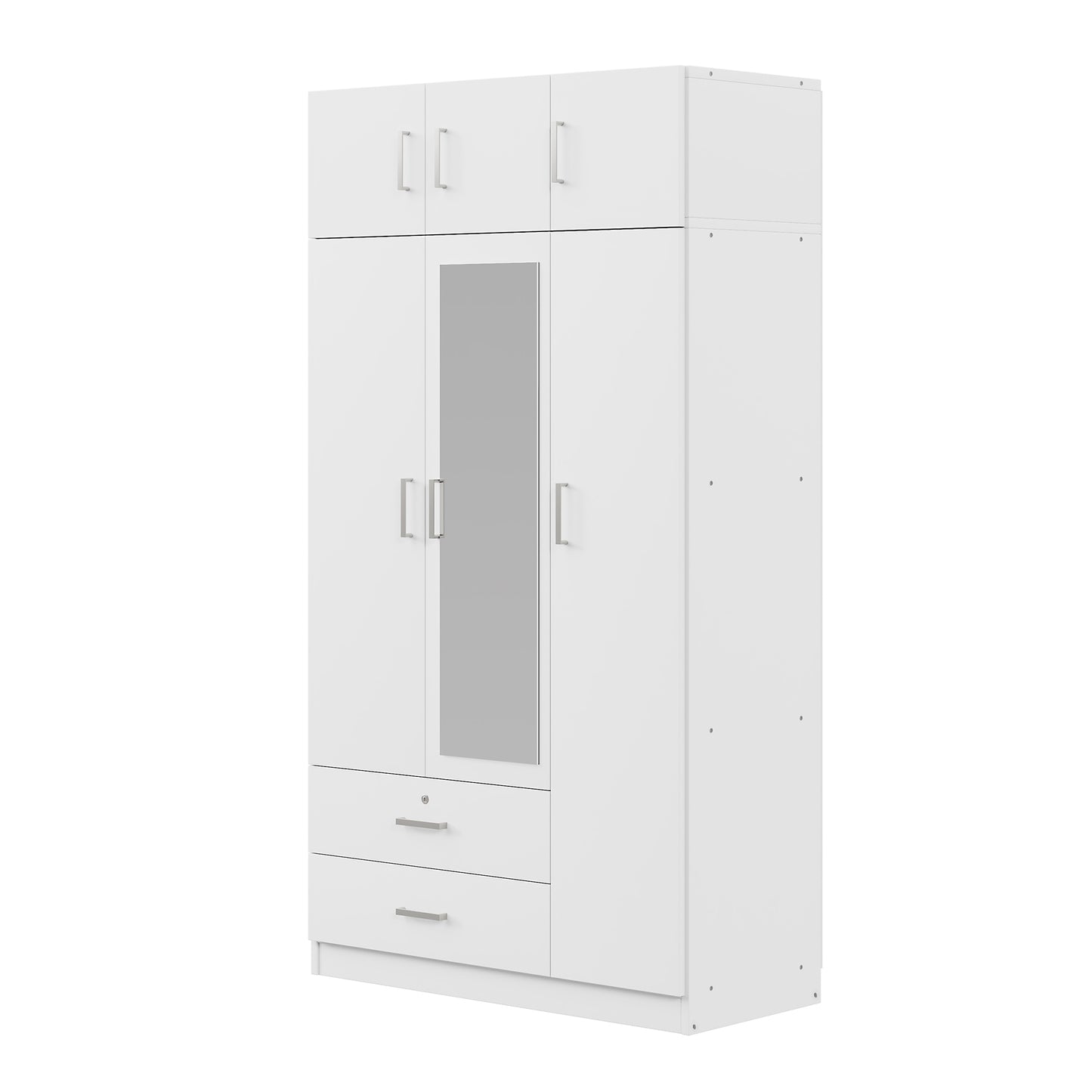 Elmcrest Contemporary Classic Mirror Wardrobe