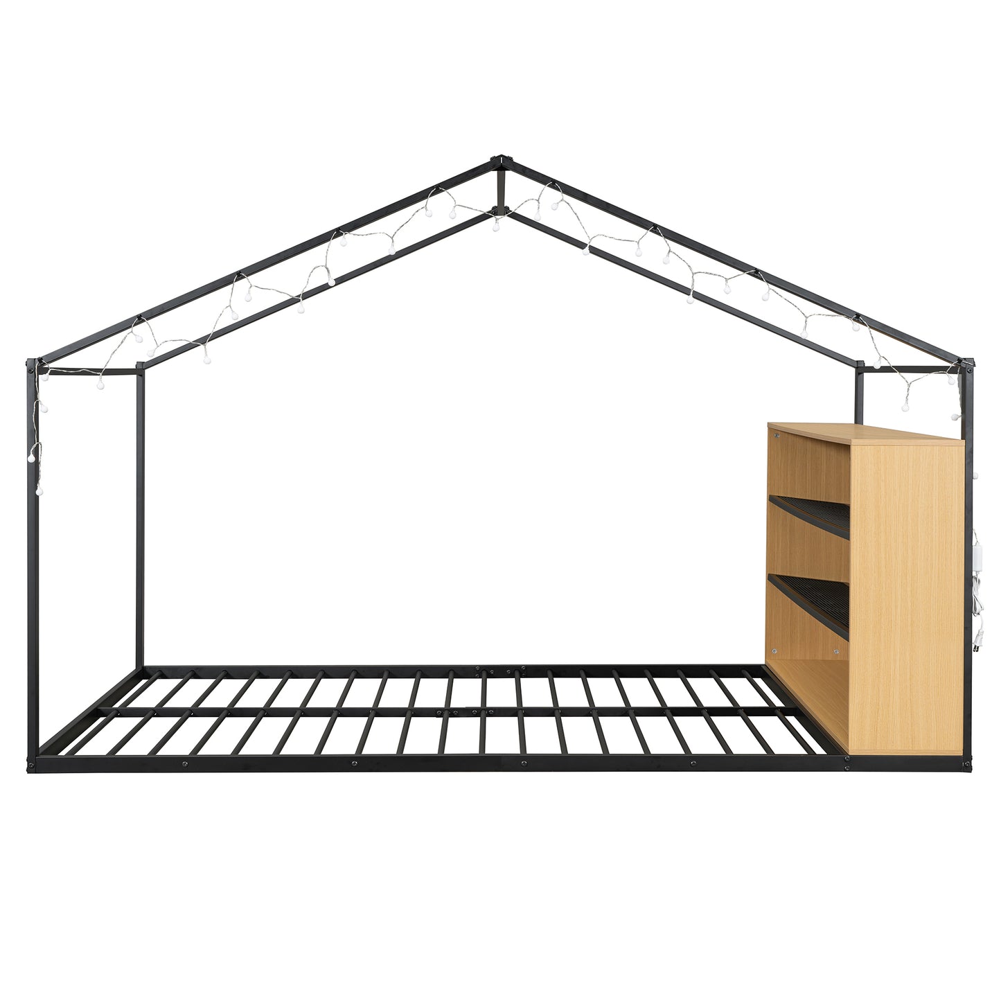 Bartholomew Industrial Metal House Bed Frame