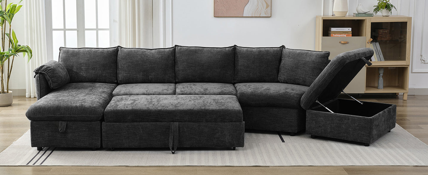 Sonoma Modern Pull-out Couch Sectional