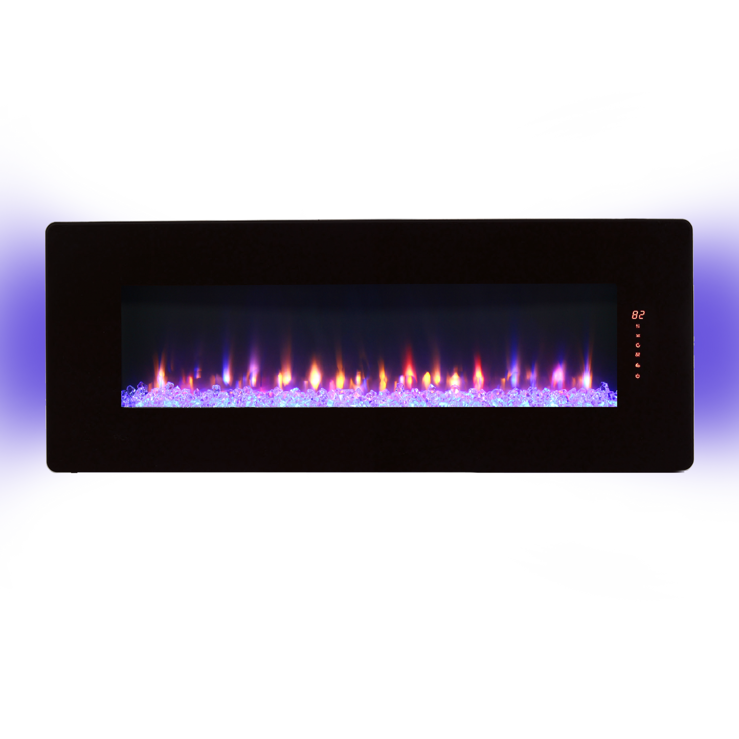 Irvington Modern Curved Wall Electric Fireplace
