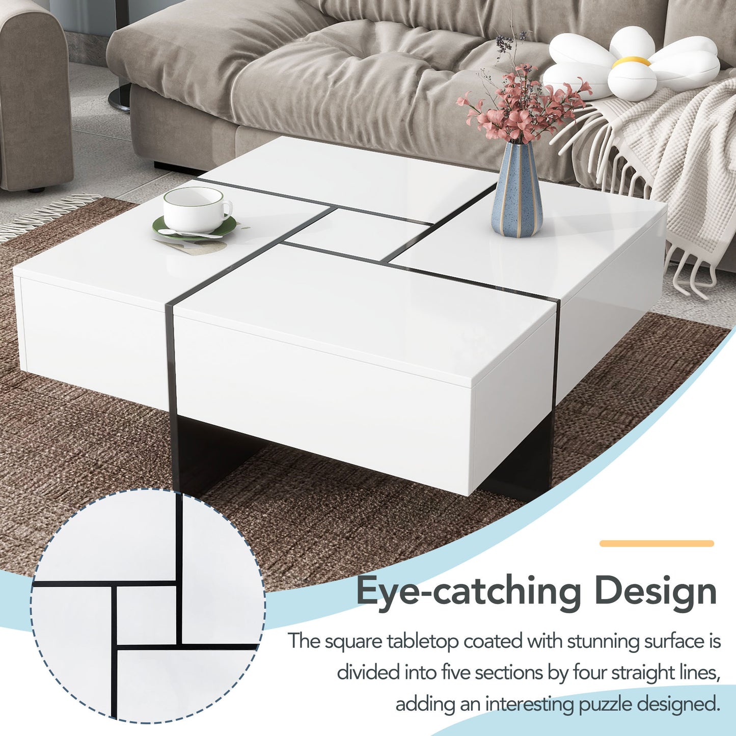 Healdsburg Modern On-trend Coffee Table