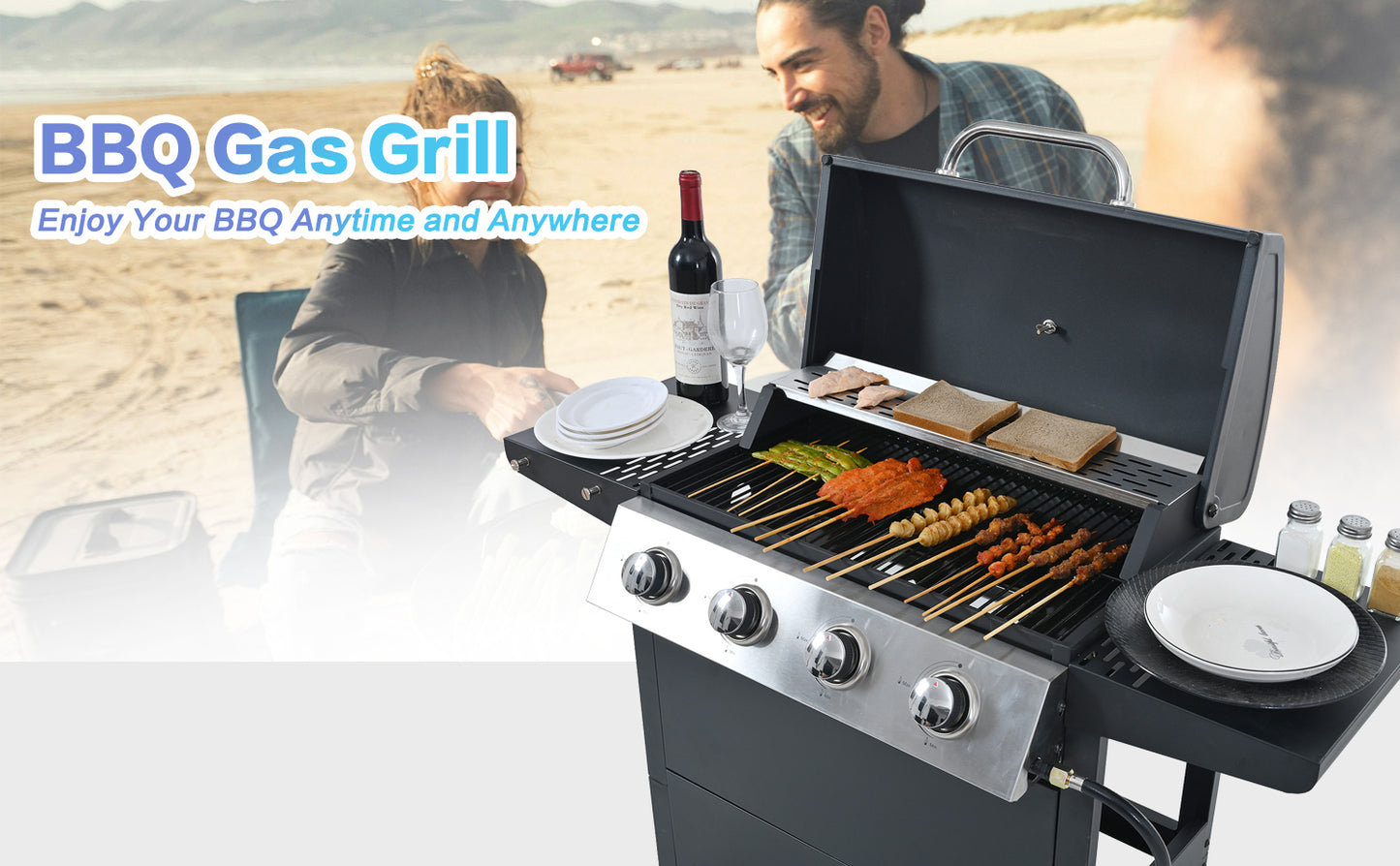 Healdsburg Industrial Gas Grill