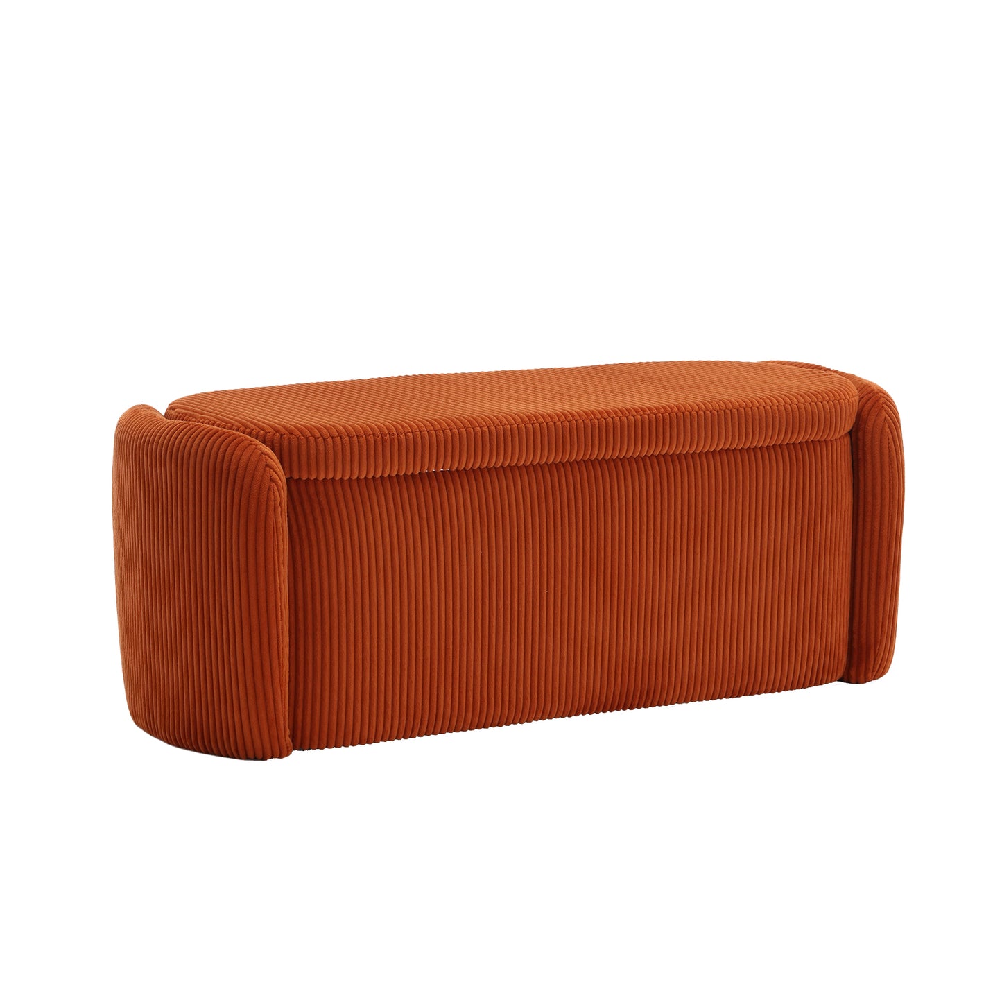 Calista Contemporary Upholstered Storage Ottoman